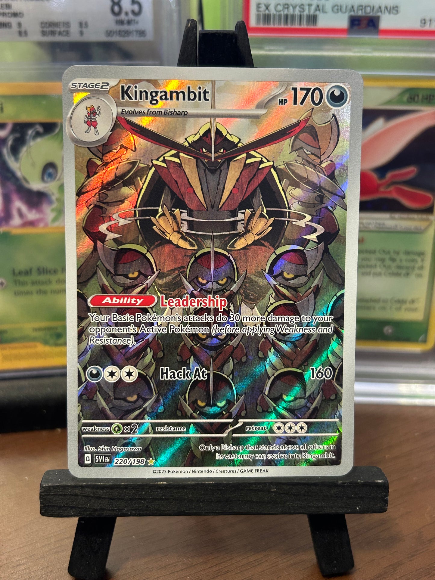Kingambit IR 220/198 Scarlet & Violet Base Pokémon Card - English