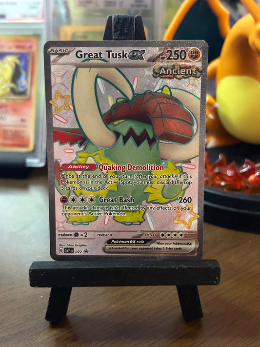 Great Tusk Black Star Promo SVPEN 072 Paldean Fates Pokémon Card - English