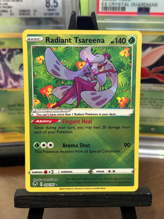Radiant Tsarenna 016/195 Silver Tempest Pokémon Card - English