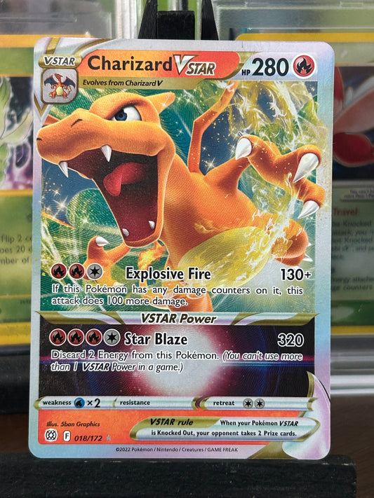Charizard VSTAR 018/172 Brilliant Stars Pokémon Card - English
