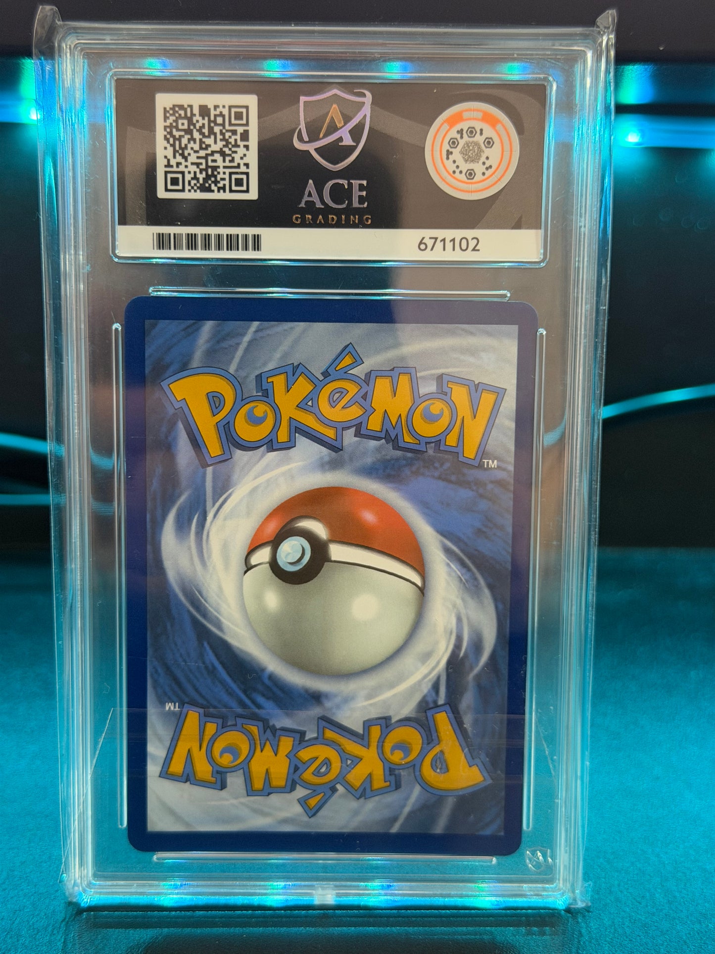 Team Rocket's Crobat EX 242/182 Destined Rivals - Mint 9 Ace Grading Card