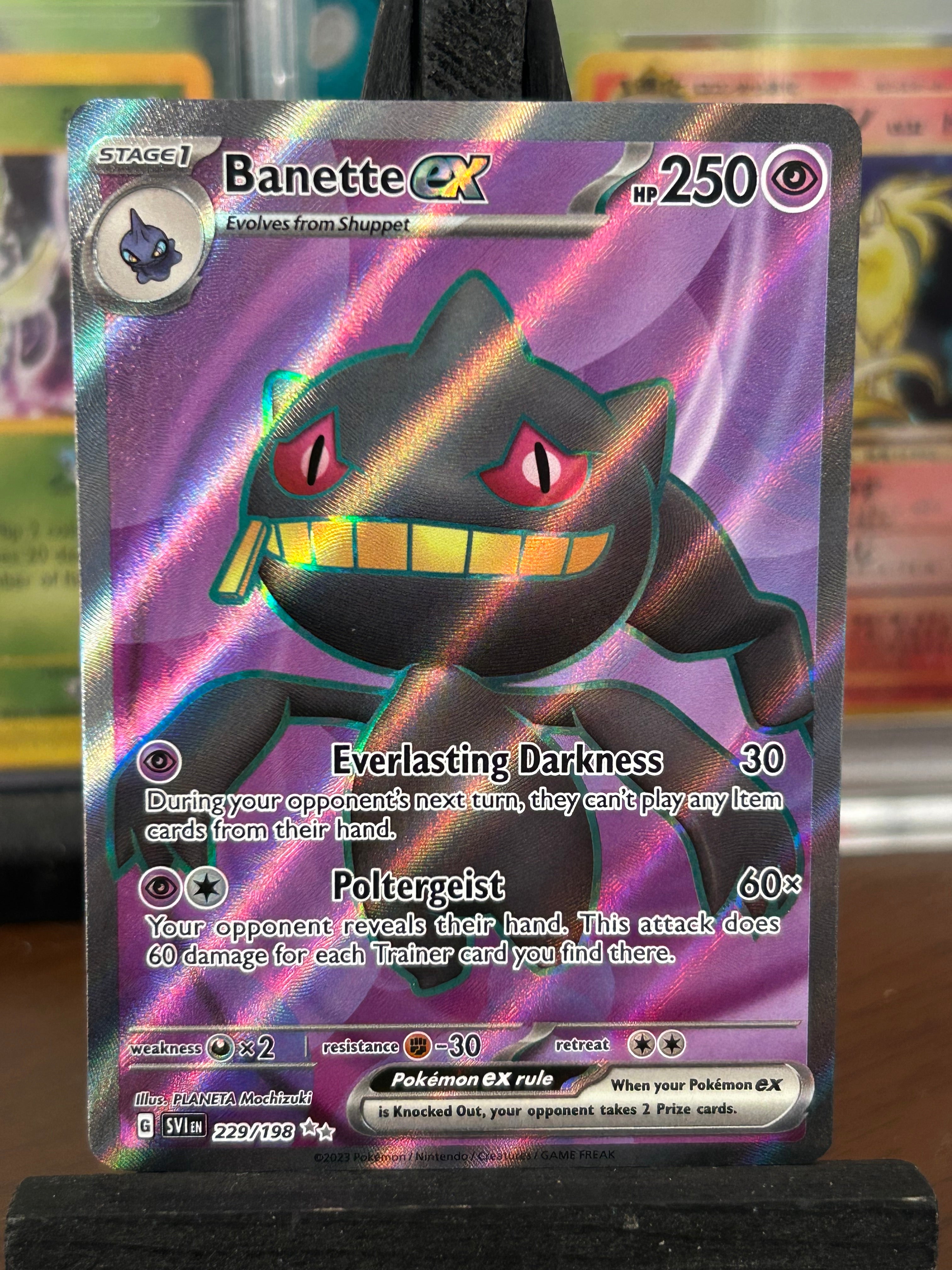 Banette Full Art 229 198 Scarlet Violet Base Pok mon Card English banette-full-art-229-198-scarlet-violet-base-pok-mon-card-english