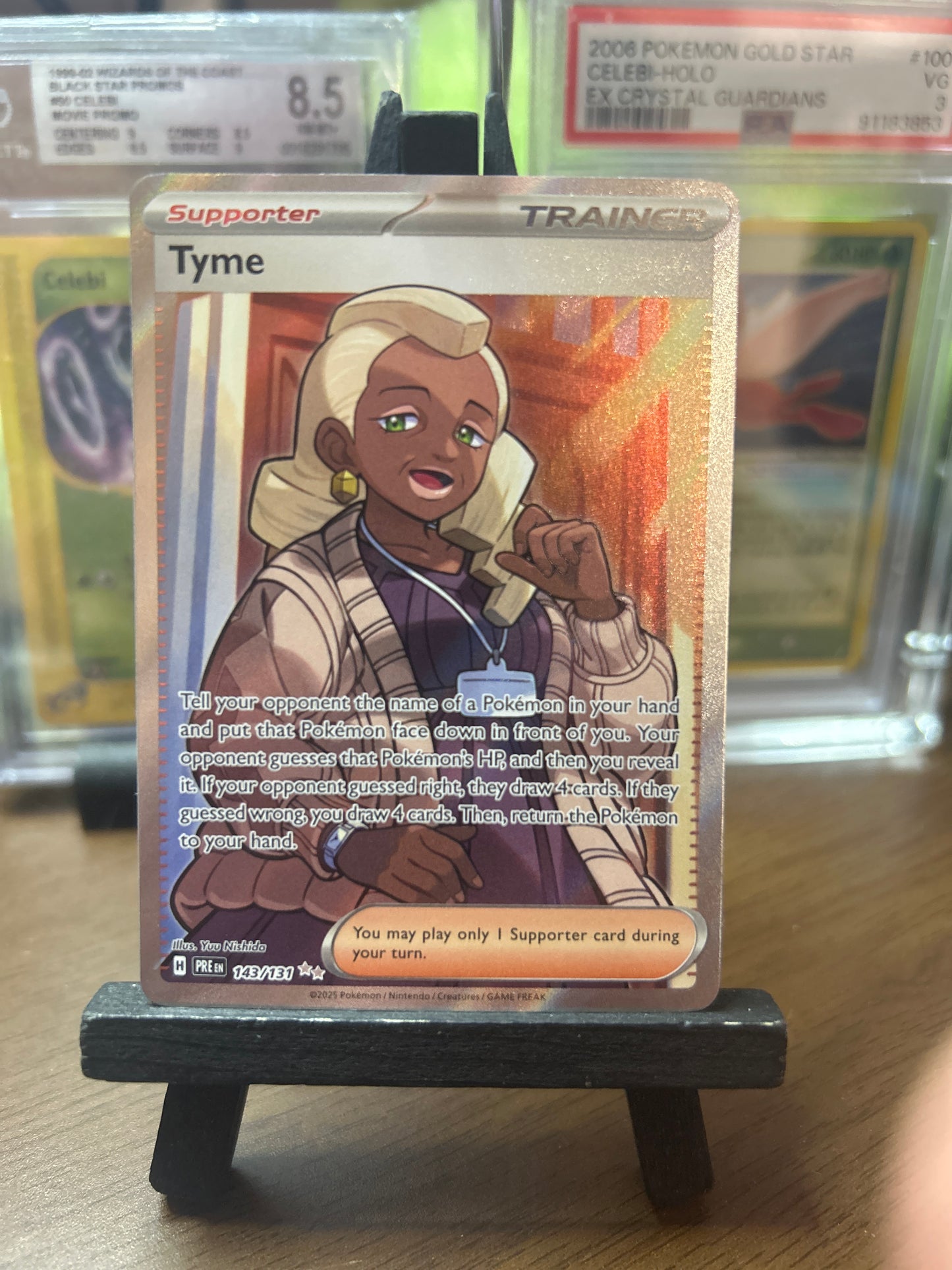 Tyme Full Art 143/131 Prismatic Evolutions Pokémon Card - English