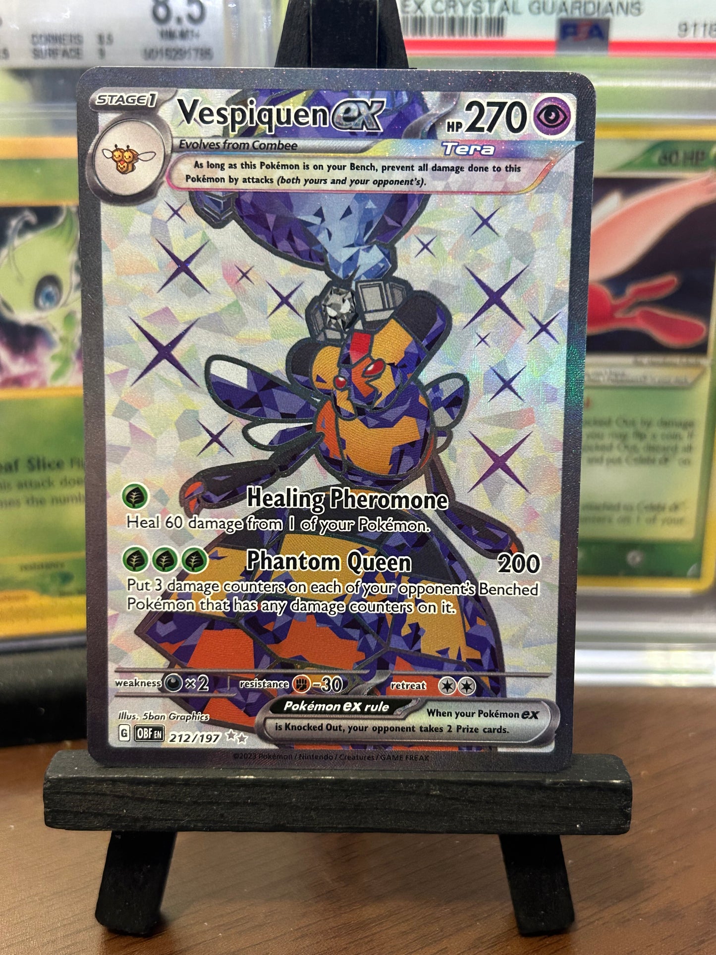 Vespiquen ex Full Art 212/197 Obsidian Flames Pokémon Card - English