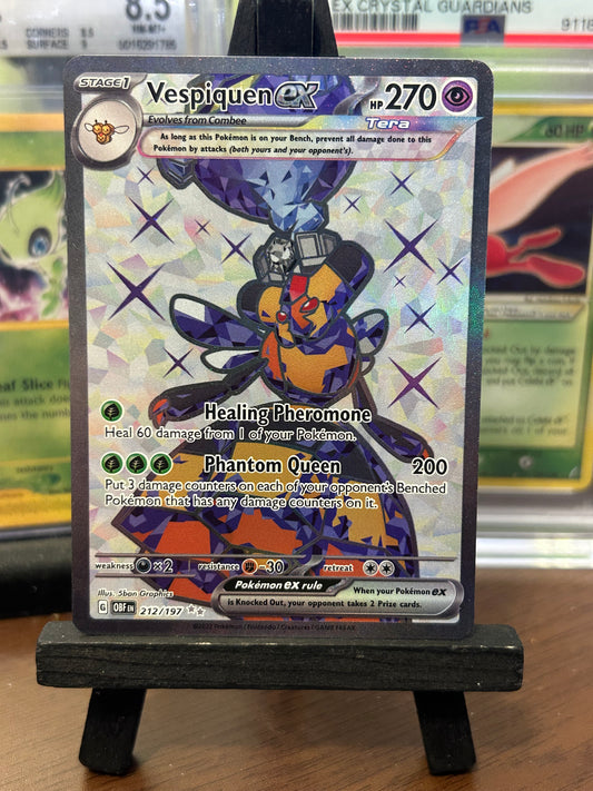 Vespiquen ex Full Art 212/197 Obsidian Flames Pokémon Card - English