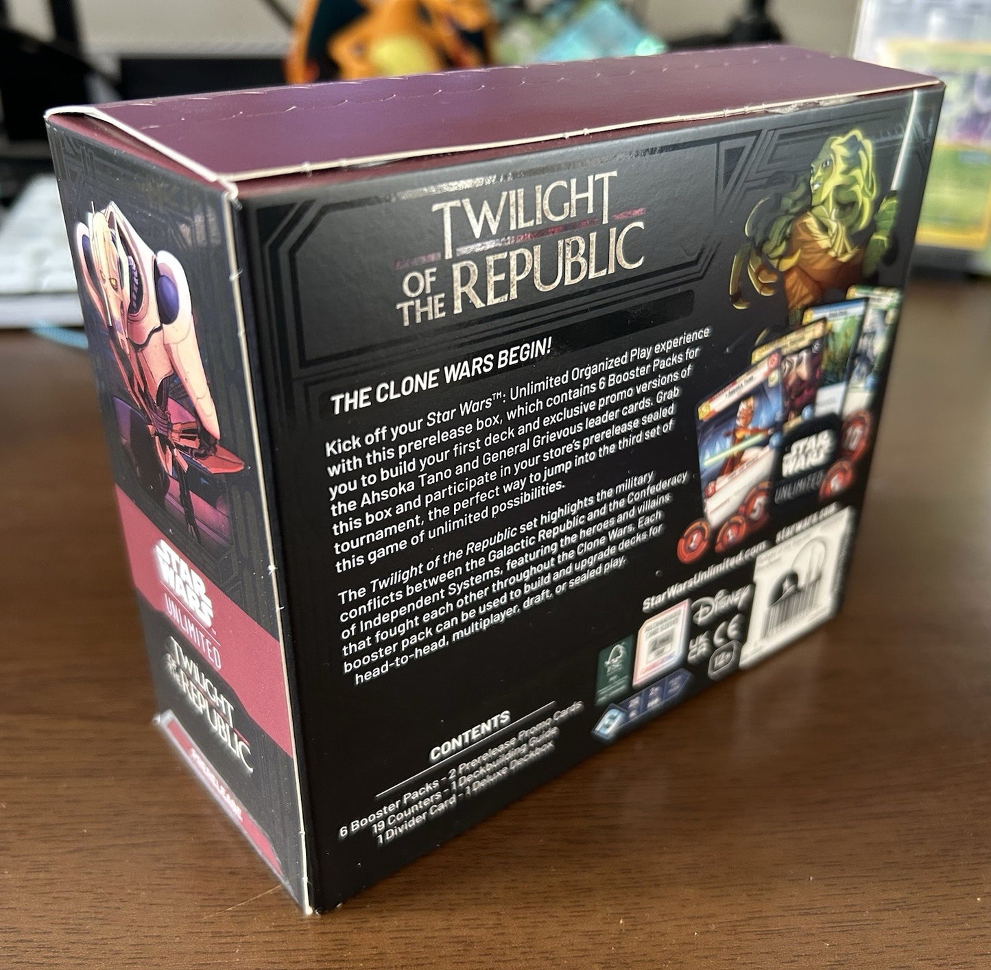 NEW SEALED Star Wars: Unlimited Twilight of the Republic Pre-Release TWI ENG