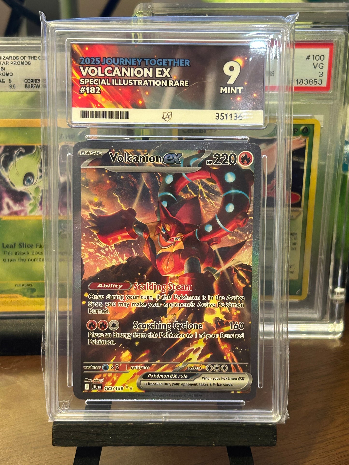 Volcanion SIR - 182/159 - Journey Together - Mint 9 Ace Grading Card