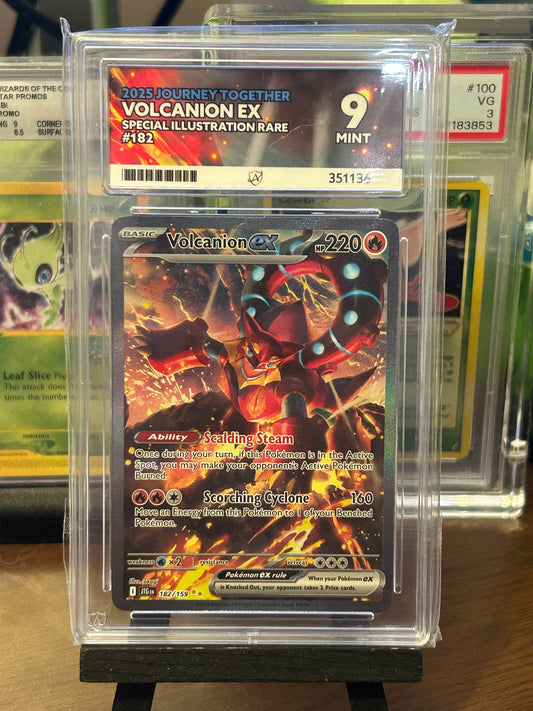 Volcanion SIR - 182/159 - Journey Together - Mint 9 Ace Grading Card