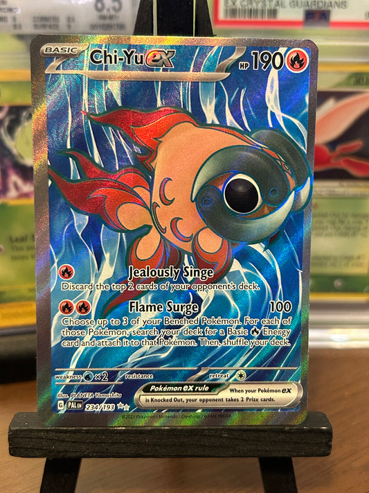 Chi-Yu ex Full Art 234193 Paldea Evolved Pokémon Card - English