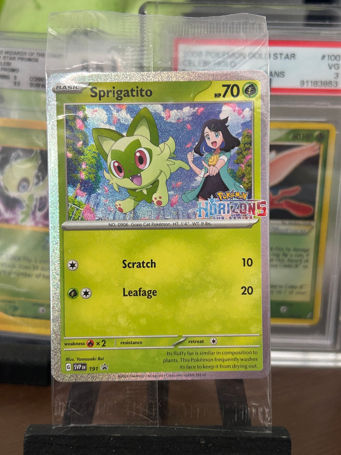 Sprigatito Horizons Black Star Promo SVP 191 Pokémon Card - English