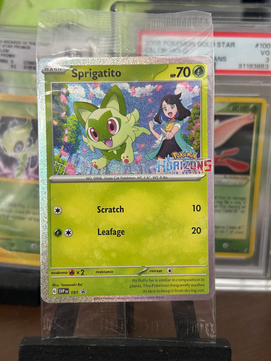 Sprigatito Horizons Black Star Promo SVP 191 Pokémon Card - English