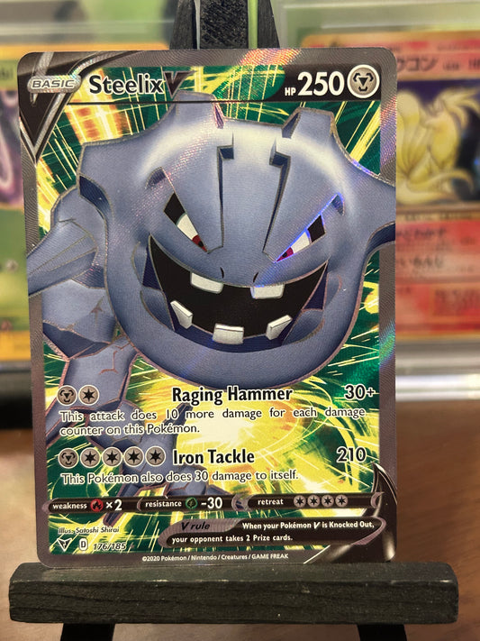 Steelix V Full Art 176/185 Vivid Voltage Pokémon Card - English