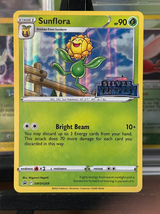 Sunflora Black Star Promo SWSH269 Silver Tempest Pokémon Card - English