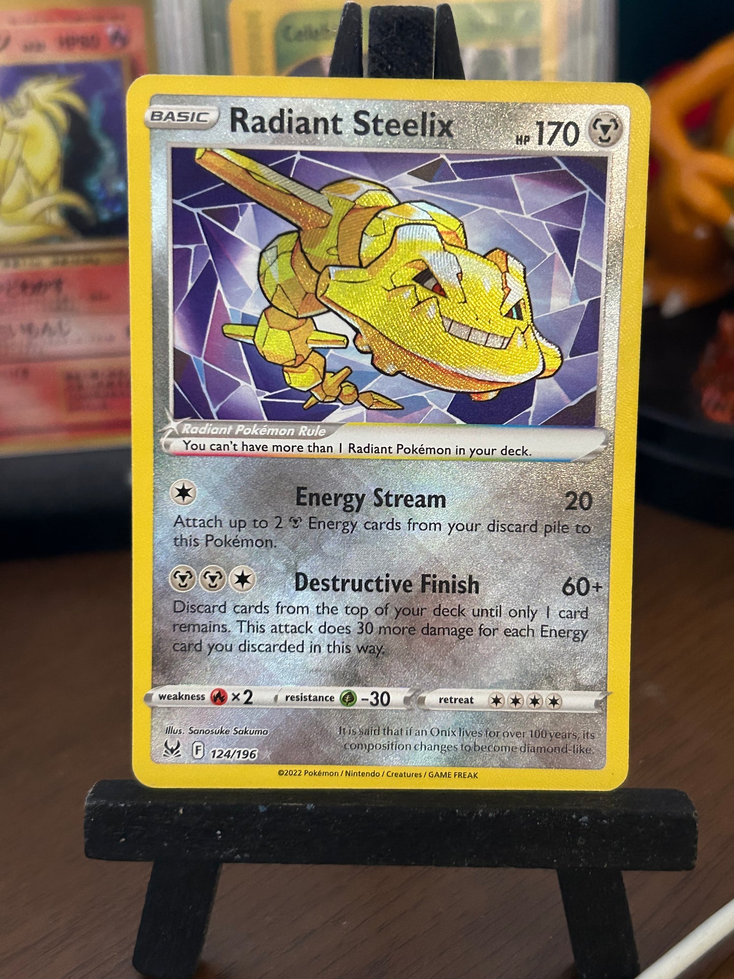 Radiant Steelix 124/196 Lost Origin Pokémon Card - English