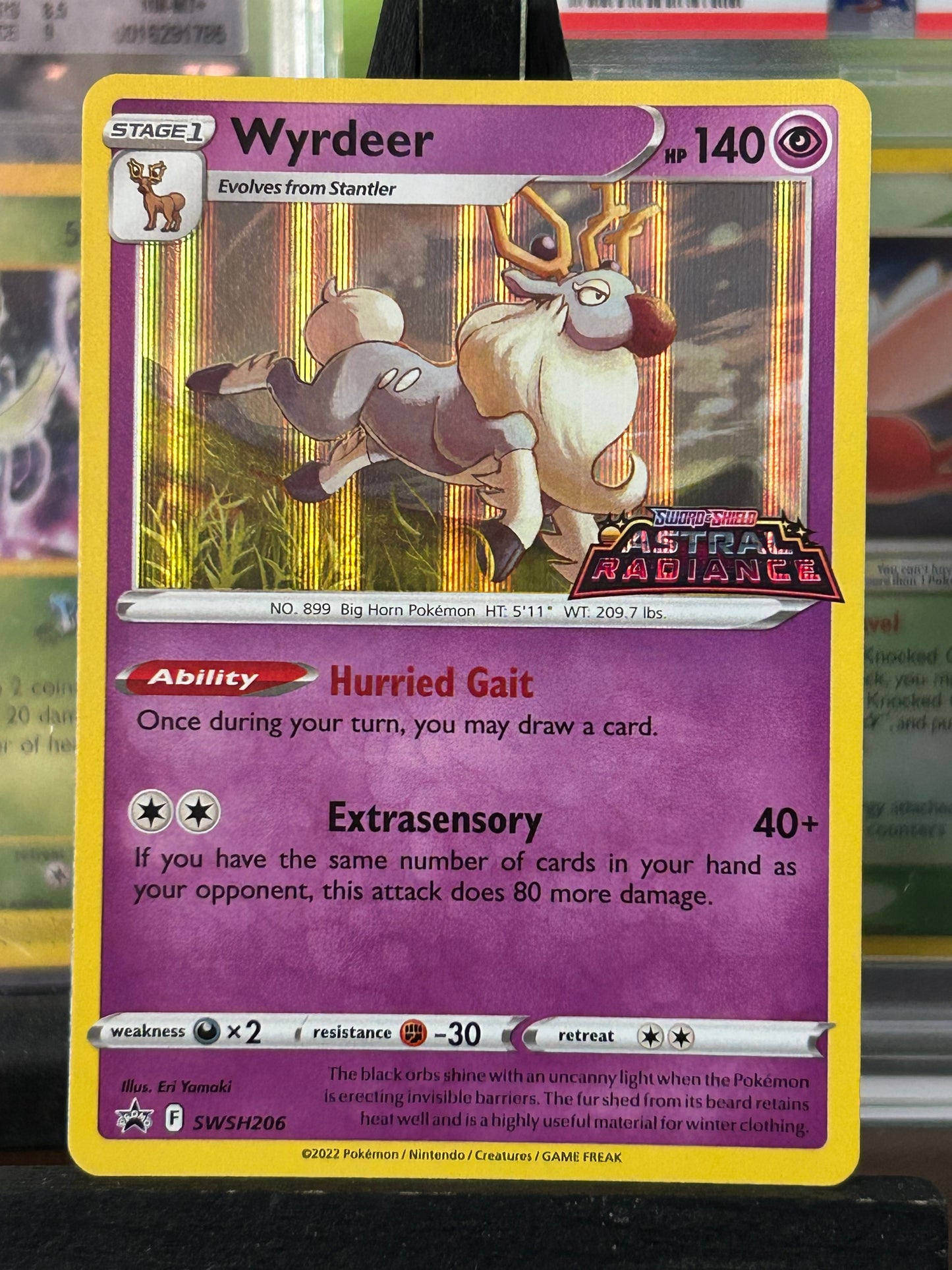 Wyrdeer Black Star Promo SWSH206 Astral Radiance Pokémon Card - English
