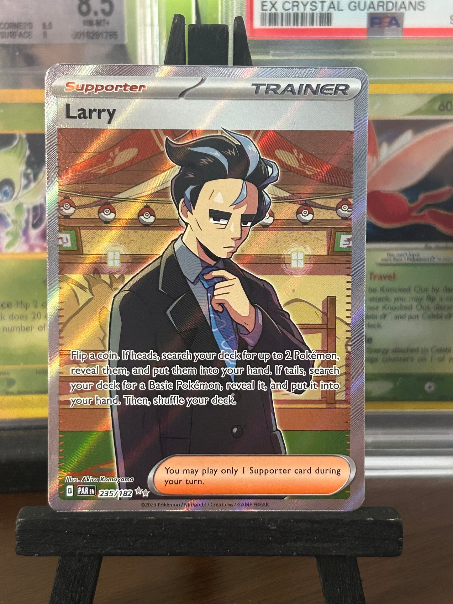 Larry Full Art 235/182 Paradox Rift Pokémon Card - English