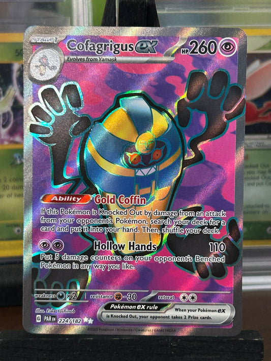 Cofagrigus EX Full Art 224/182 Paradox Rift Pokémon Card - English