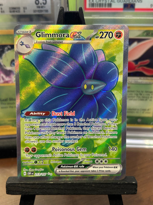 Glimmora ex Full Art 213/197 Obsidian Flames Pokémon Card - English