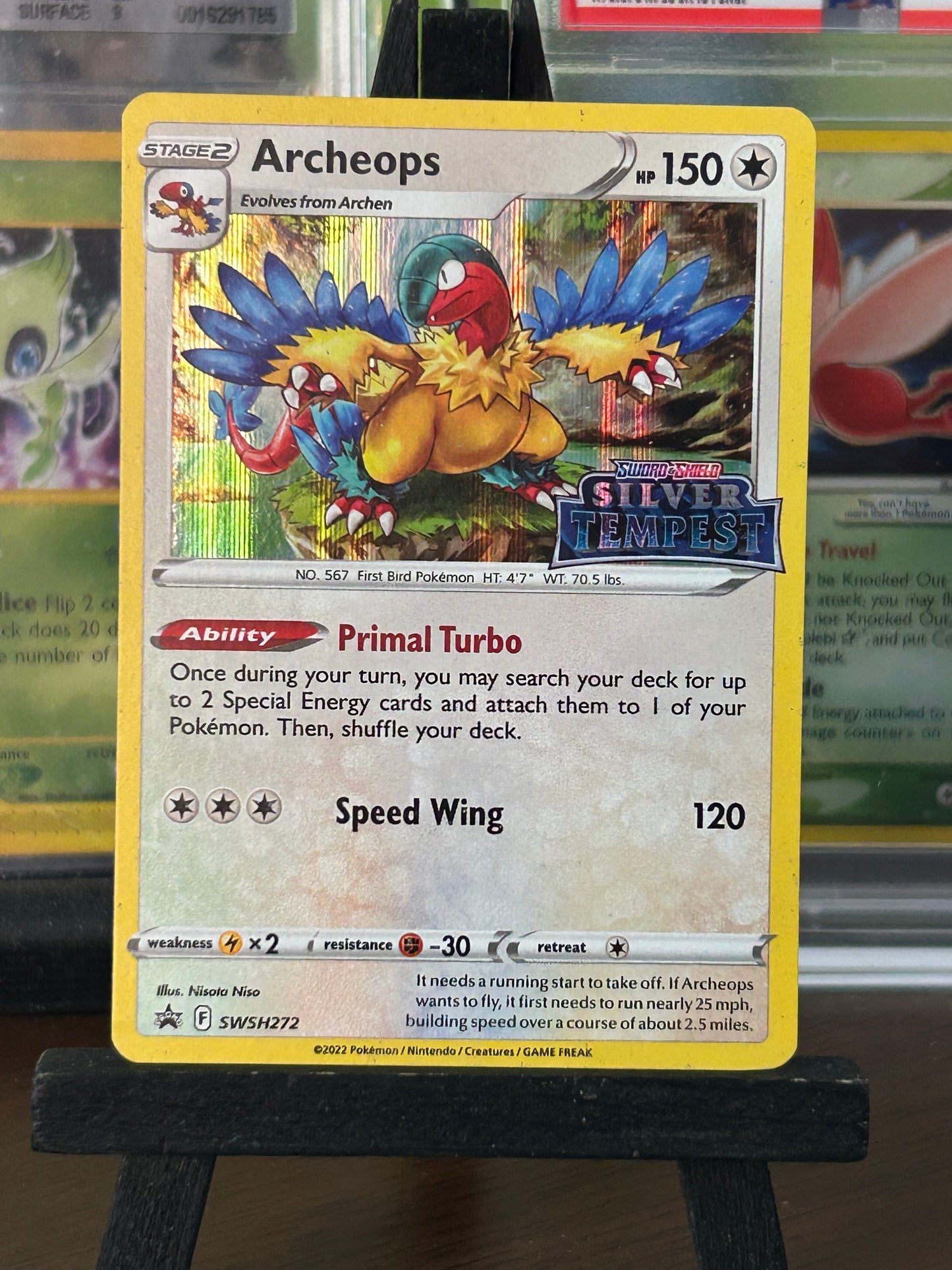 Archeops Black Star Promo SWSH272 Silver Tempest Pokémon Card - English