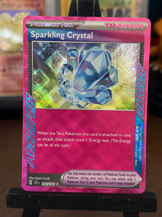 Sparkling Crystal Ace Spec 142/142 Stellar Crown Pokémon Card - English