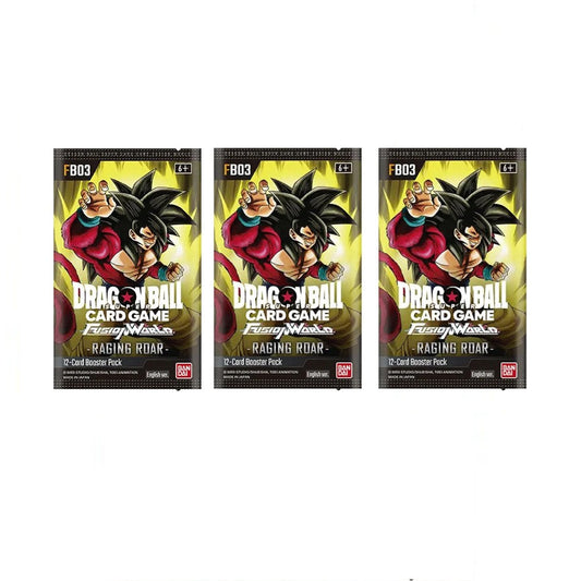 Dragon Ball Super CG: Fusion World Set 03 Raging Roar (FB03) Booster Bundle