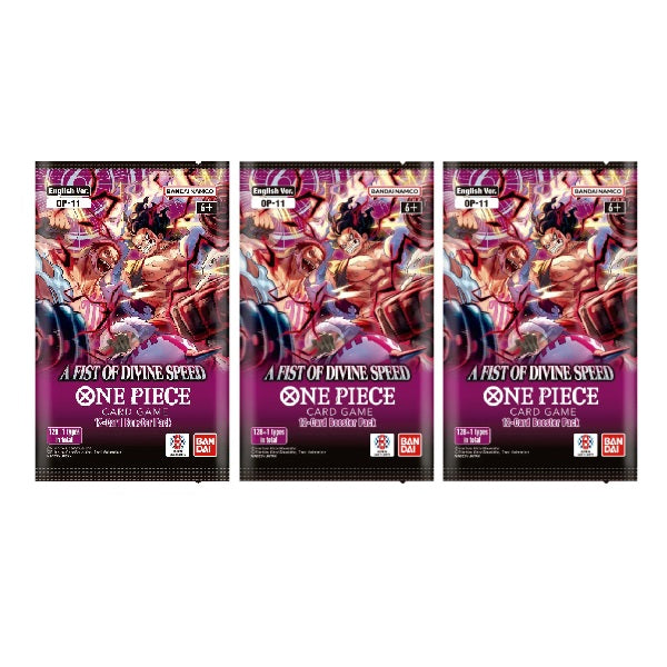 One Piece - A Fist of Divine Speed (OP-11) Booster Pack Booster Pack Bundle