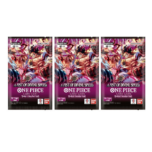 One Piece - A Fist of Divine Speed (OP-11) Booster Pack Booster Pack Bundle