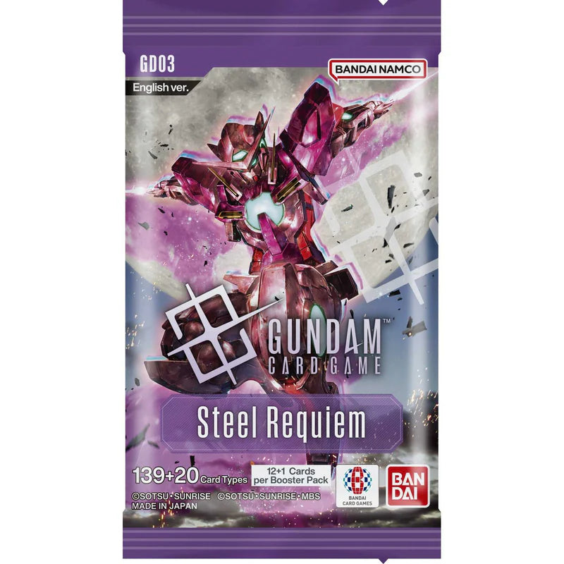 Gundam Card Game - GD03 Steel Requiem Booster Pack
