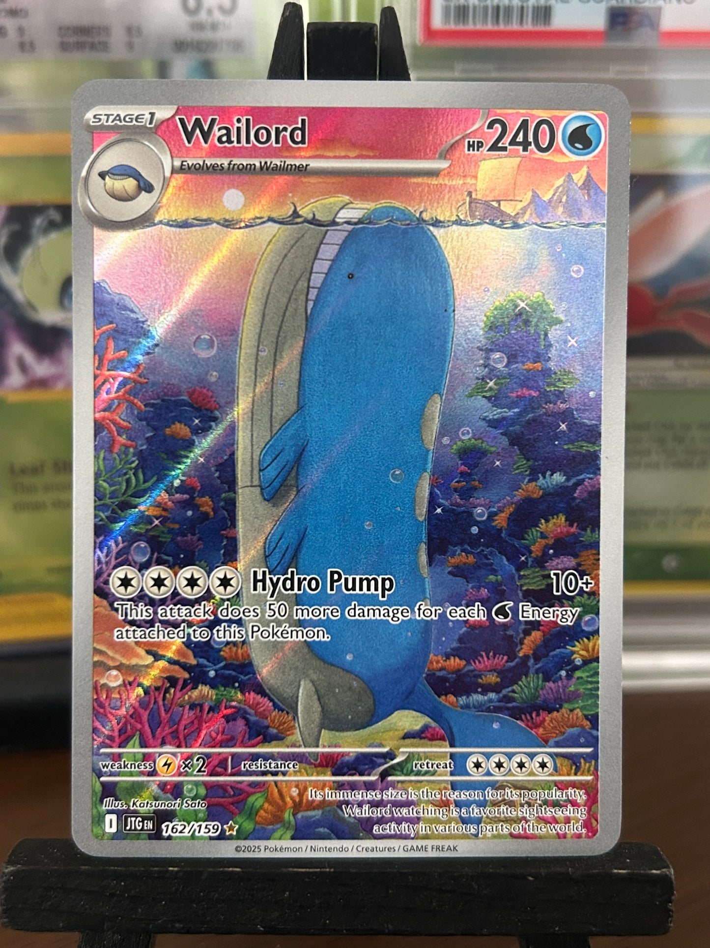Waillord 162/159 Journey Together Pokémon Card - English