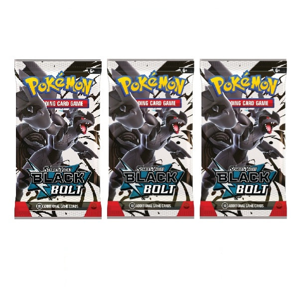 Black Bolt Booster Pack Bundle - opened Live on Twitch Only