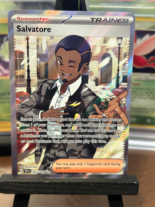 Salvotore Full Art 202/162 Temporal Forces Pokémon Card - English