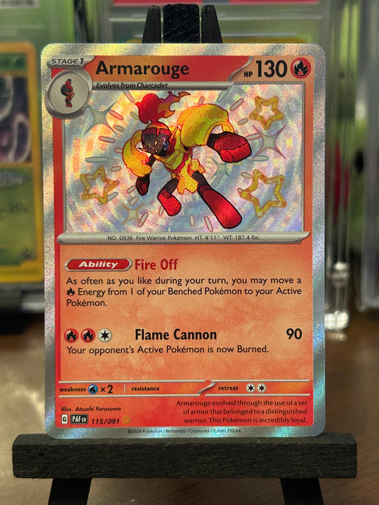 Amarouge Baby Shiny 115/091 Paldean Fates Pokémon Card - English