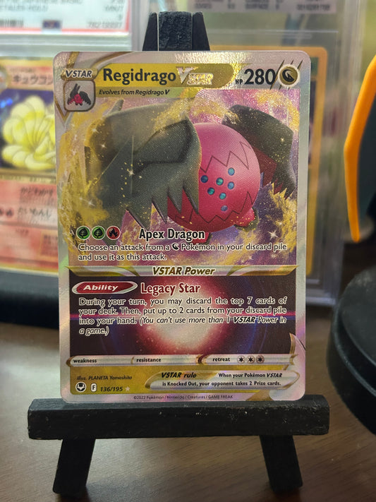 Regidrago VSTAR 136/195 Silver Tempest Pokémon Card - English