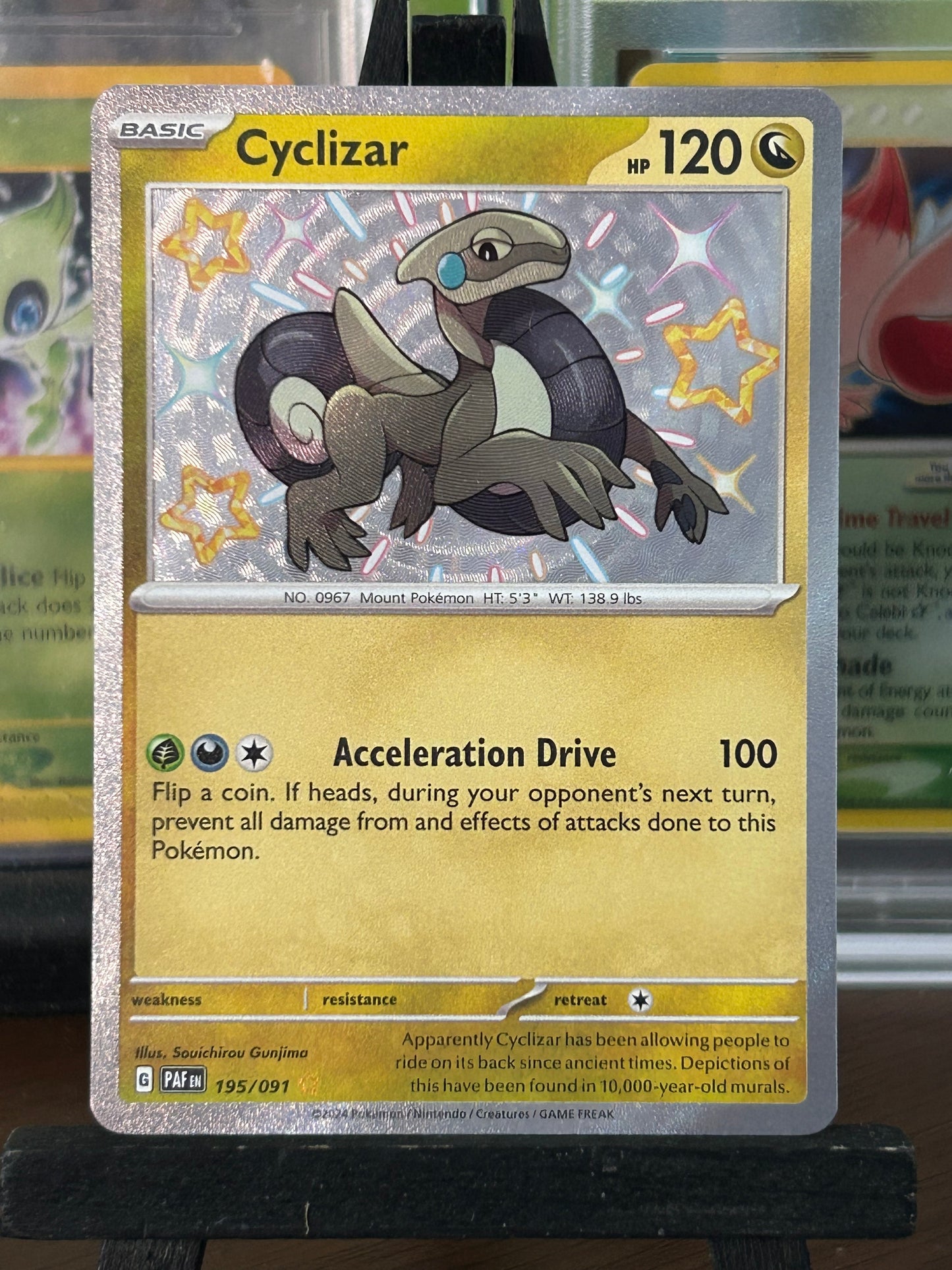 Cyclizar Baby Shiny 195/091 Paldean Fates Pokémon Card - English