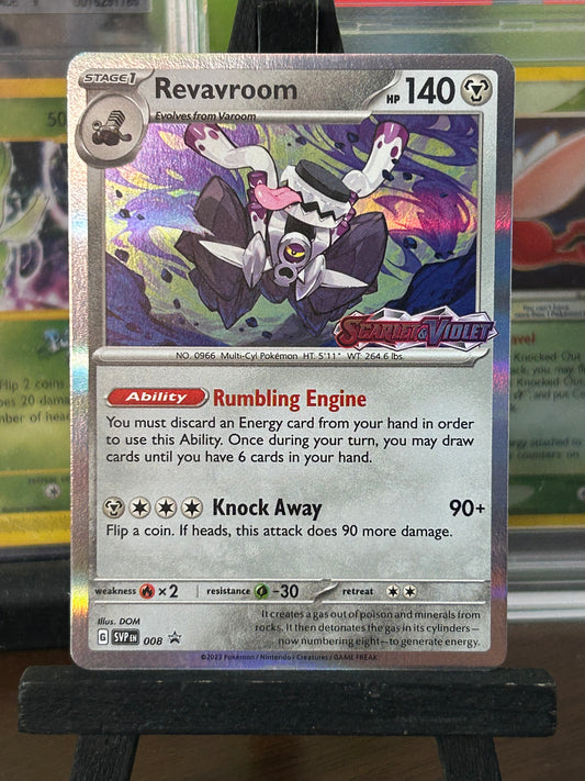 Revavroom Black Star Promo SVP 008 Scarlet & Violet Base Pokémon Card - English