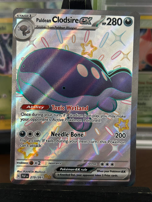 Paldean Clodsire 219/091 Paldean Fates Pokémon Card - English