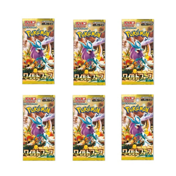 sv5k Wild Force Japanese Booster Pack Bundle