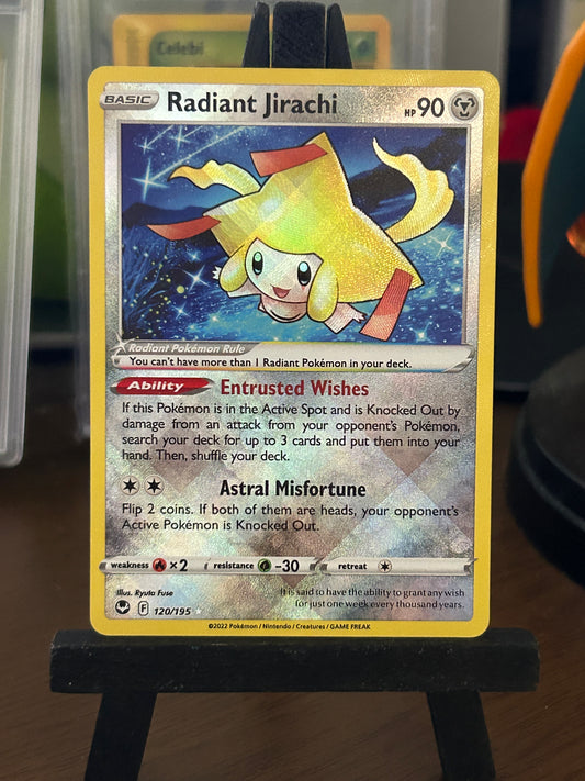 Radiant Jirachi 120/195 Silver Tempest Pokémon Card - English