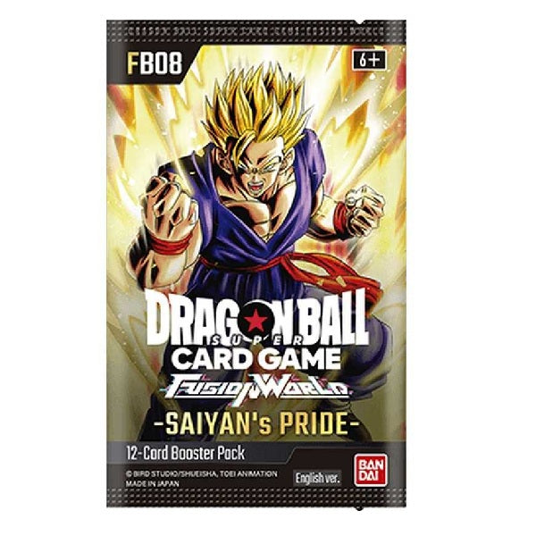 Dragon Ball Super CG: Fusion World 08 Saiyan's Pride (FB08) Booster Pack
