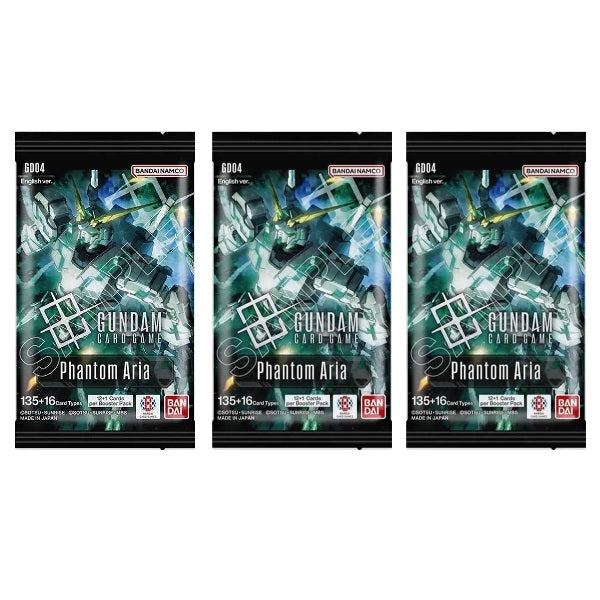 Gundam Card Game - GD04 Phantom Aria Booster Pack Bundle