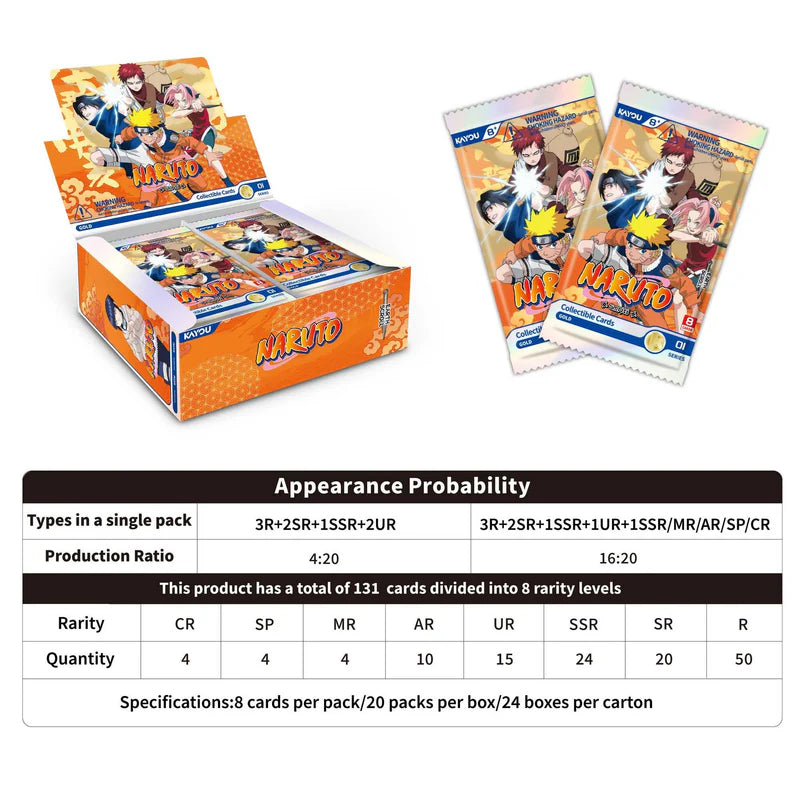 NARUTO Smriti Collectible Cards Earth Scroll Foil 001B EMEA