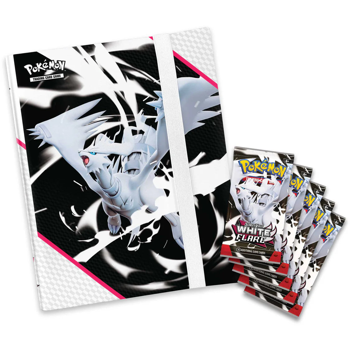 White Flare - Reshiram Binder Collection Box - Opened Live on Twitch Only