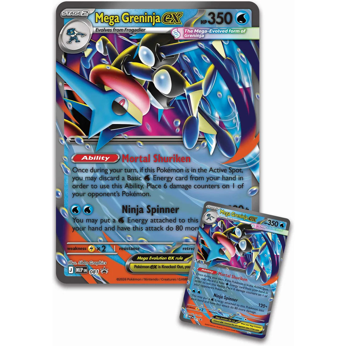 Opened Live on Twitch Only - Mega Greninja ex Premium Collection - PRE ORDER
