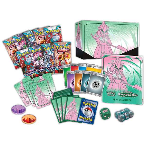 Paradox Rift Elite Trainer Box - Iron Valiant (Green & Pink)