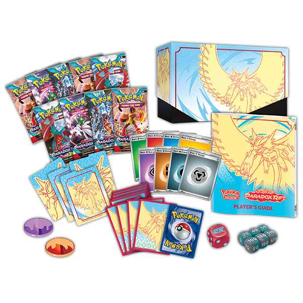 Paradox Rift Elite Trainer Box - Roaring Moon (Blue & Yellow)