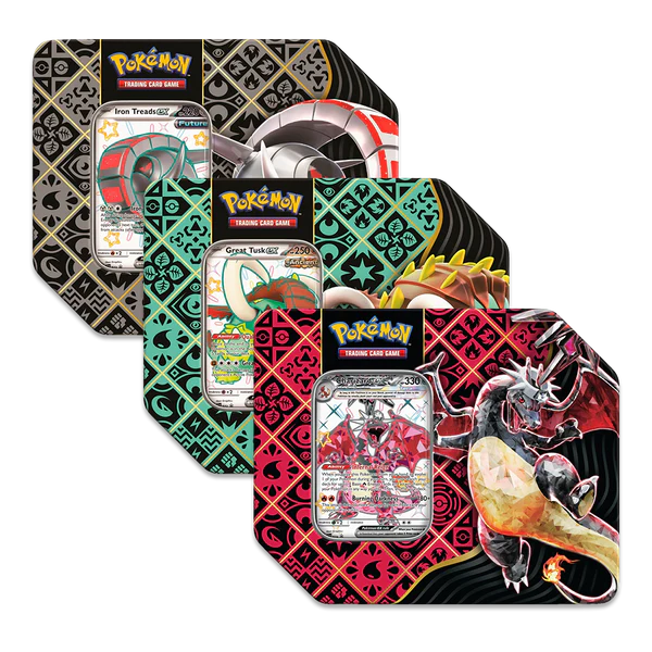 Paldean Fates 5-Pack Booster Tin - Opened Live on Twitch Only