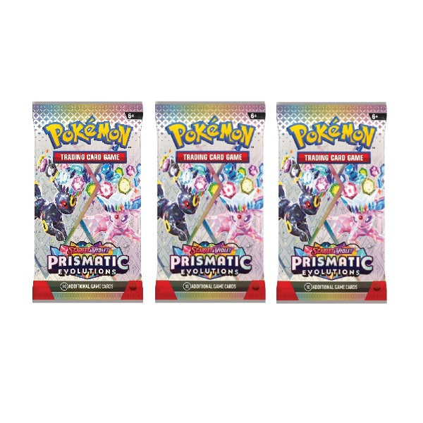 Prismatic Evolutions Booster Pack Bundle - Opened Live on Twitch Only