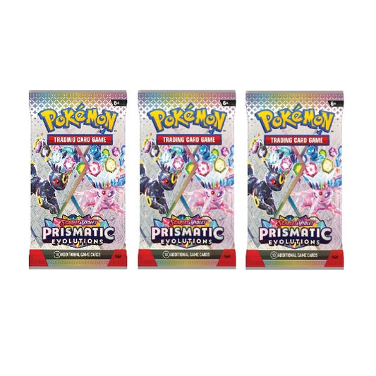 Prismatic Evolutions Booster Pack Bundle - Opened Live on Twitch Only