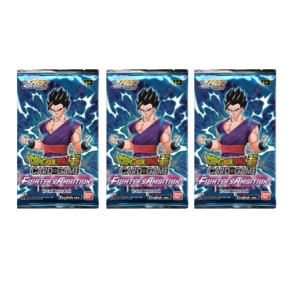 Dragon Ball Super CG: Zenkai Series Set 02 Fighter's Ambition (B19) Booster Pack Bundle