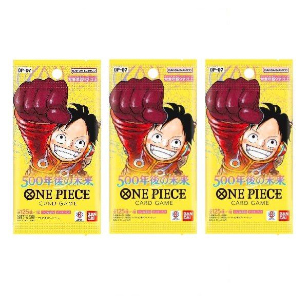 Japanese One Piece OP-07 500 Years Into The Future Booster Pack Bundle